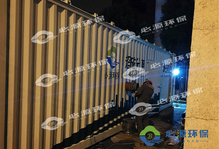 蘇州建林路黑臭河道治理項目-現場安裝場景